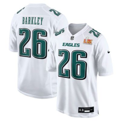 NFL セイクワン・バークリー イーグルス ユニフォーム 第59回スーパーボウル 進出 Fashion Game Player Jersey ナイキ/Nike Tundra White