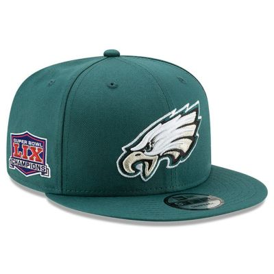 NFL イーグルス キャップ 第59回スーパーボウル 優勝記念 Side Patch 9FIFTY Snapback Hat ニューエラ/New Era ミッドナイトグリーン