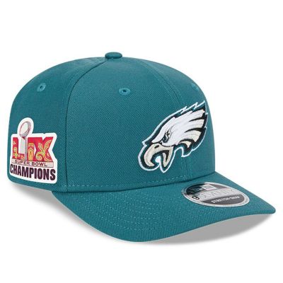 NFL イーグルス キャップ 第59回スーパーボウル 優勝記念 Side Patch 9SEVENTY Adj ニューエラ/New Era ミッドナイトグリーン
