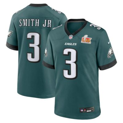 NFL ノーラン・スミス イーグルス ユニフォーム 第59回スーパーボウル 進出 Game Player Jersey ナイキ/Nike ミッドナイトグリーン