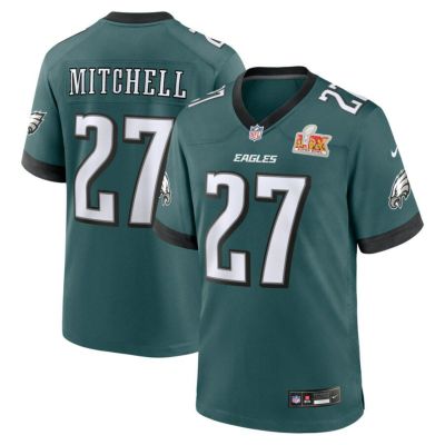 NFL クイニョン・ミッチェル イーグルス ユニフォーム 第59回スーパーボウル 進出 Game Player Jersey ナイキ/Nike ミッドナイトグリーン