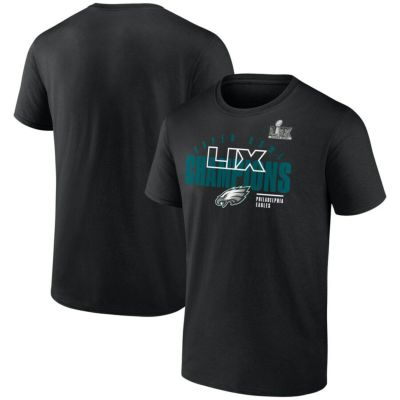 NFL イーグルス Tシャツ 第59回スーパーボウル 優勝記念 Legacy Iconic Victory T-Shirt Fanatics ブラック