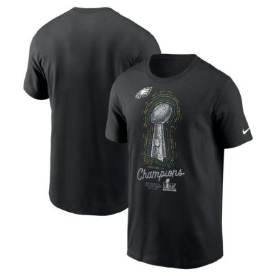 NFL イーグルス Tシャツ 第59回スーパーボウル 優勝記念 Lombardi Trophy T-Shirt ナイキ/Nike ブラック