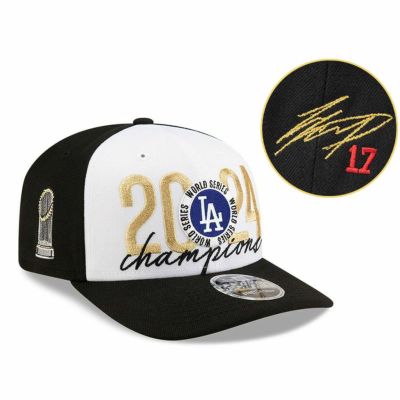 MLB 大谷翔平 ドジャース キャップ 海外買付 ワールドシリーズ2024 優勝記念 ロッカールーム 9SEVENTY サイン刺繍 ニューエラ/New Era