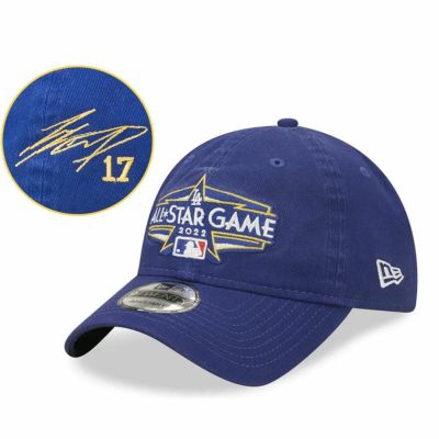 MLB 大谷翔平 ドジャース キャップ 【海外買付】オールスターゲーム2022 Core Classic 9TWENTY サイン刺繍 ニューエラ/New Era ロイヤル