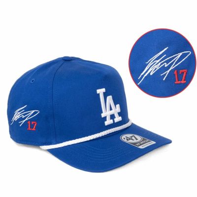 MLB 大谷翔平 ドジャース キャップ 【海外買付】TC Rope Adjustable Hat (White Sign red Number) 47Brand ロイヤル