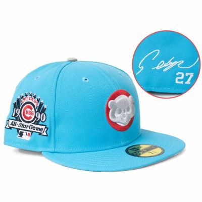 MLB 鈴木誠也 カブス キャップ 【海外買付】オールスターゲーム1990 パッチ 59FIFTY サイン刺繍 ニューエラ/New Era カロライナ