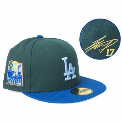 MLB 大谷翔平 ドジャース キャップ 【海外買付】ドジャースタジアム60周年 Patch Color Pack 59FIFTY サイン刺繍 ニューエラ/New Era