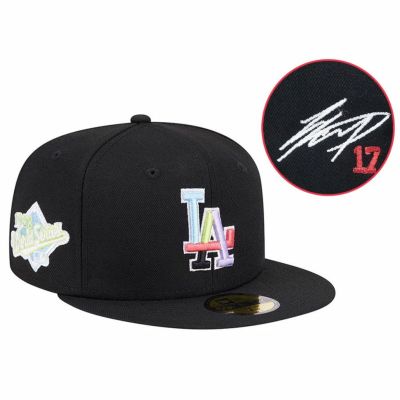 MLB 大谷翔平 ドジャース キャップ 【海外買付】ワールドシリーズ1988 Patch Color Pack 59FIFTY サイン刺繍 ニューエラ/New Era