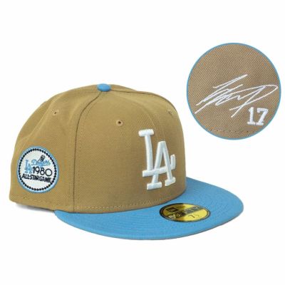 MLB 大谷翔平 ドジャース キャップ 【海外買付】オールスターゲーム1980 パッチ Color Pack 59FIFTY サイン刺繍 ニューエラ/New Era