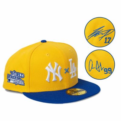 MLB アーロン・ジャッジ 大谷翔平 ヤンキース vs ドジャース キャップ ワールドシリーズ1981 59FIFTY サイン刺繍 ニューエラ/New Era