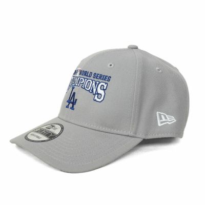 MLB ドジャース キャップ 【海外版】ワールドシリーズ2024 優勝記念 9FORTY Adjustable Hat ニューエラ/New Era グレー
