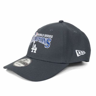 MLB ドジャース キャップ 【海外版】ワールドシリーズ2024 優勝記念 9FORTY Adjustable Hat ニューエラ/New Era グラファイト