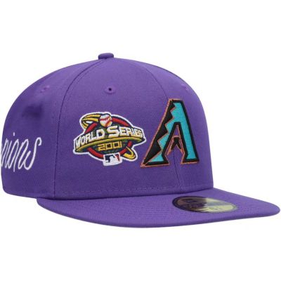 MLB ダイヤモンドバックス キャップ 【海外買付】Historic Champions 59FIFTY Fitted Cap ニューエラ/New Era パープル