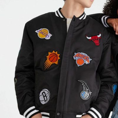NBA ジャケット/アウター 【現地買付】チームロゴ ボンバー  Ultra Game ブラック