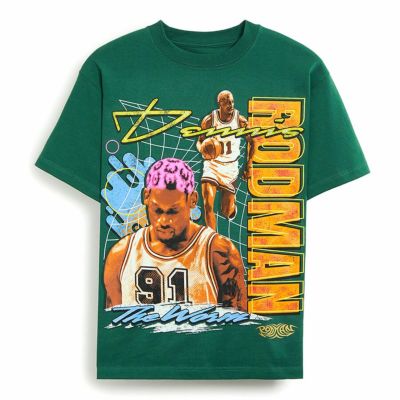 NBA デニス・ロッドマン シカゴ・ブルズ Tシャツ 【現地買付】Dimensional T-Shirt Rodman Brand グリーン