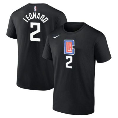 NBA カワイ・レナード クリッパーズ Tシャツ Fuse ネーム＆ナンバー T-Shirt ステートメントエディション ナイキ/Nike ブラック