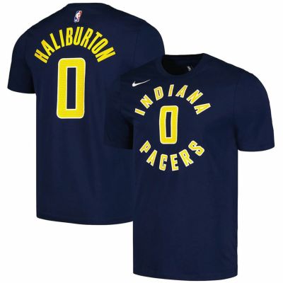 NBA タイリース・ハリバートン ペイサーズ Tシャツ 2022/23 ネーム＆ナンバー T-Shirt アイコンエディション ナイキ/Nike ネイビー