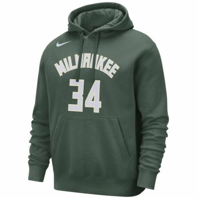 NBA ヤニス・アデトクンボ ミルウォーキー・バックス パーカー ネーム＆ナンバー Hoodie フーディー ナイキ/Nike フォレストグリーン