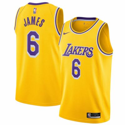 NBA レブロン・ジェームズ レイカーズ ユニフォーム スウィングマンジャージ ナイキ/Nike ゴールド