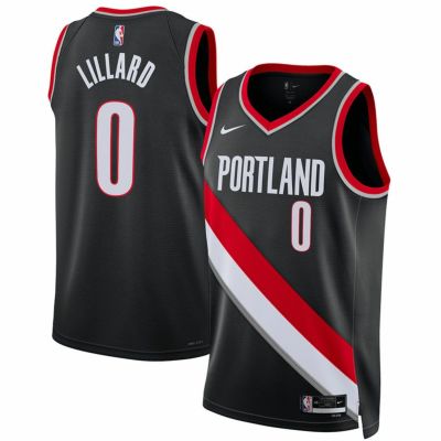 NBA デイミアン・リラード トレイルブレイザーズ ユニフォーム 2022/23 スウィングマンジャージ アイコン ナイキ/Nike ブラック
