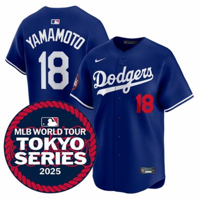 MLB 山本由伸 ドジャース ユニフォーム 東京シリーズ2025 リミテッドジャージ ナイキ/Nike オルタネイト2 ロイヤル