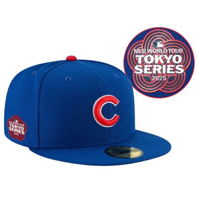 MLB カブス キャップ 東京シリーズ2025 59FIFTY Fitted Hat  ニューエラ/New Era ライトロイヤル【nejp】