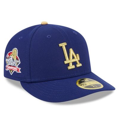 【海外モデル】MLB ドジャース キャップ 2025ゴールドコレクション WS優勝 59FIFTY ロープロファイル ニューエラ/New Era ロイヤル