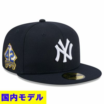 MLB ヤンキース キャップ 【国内モデル】2025 ジャッキー・ロビンソンデー 59FIFTY Fitted Hat ニューエラ/New Era ネイビー【nejp】