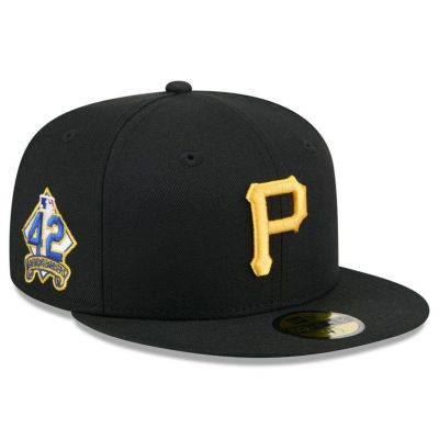 MLB パイレーツ キャップ 2025 ジャッキー・ロビンソンデー 59FIFTY Fitted Hat ニューエラ/New Era ブラック