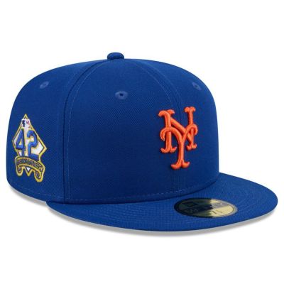 MLB メッツ キャップ 2025 ジャッキー・ロビンソンデー 59FIFTY Fitted Hat ニューエラ/New Era ロイヤル