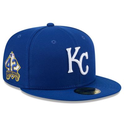 MLB ロイヤルズ キャップ 2025 ジャッキー・ロビンソンデー 59FIFTY Fitted Hat ニューエラ/New Era ロイヤル