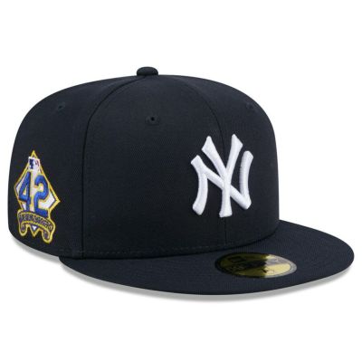 MLB ヤンキース キャップ 2025 ジャッキー・ロビンソンデー 59FIFTY Fitted Hat ニューエラ/New Era ネイビー