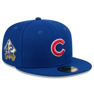 MLB カブス キャップ 2025 ジャッキー・ロビンソンデー 59FIFTY Fitted Hat ニューエラ/New Era ロイヤル