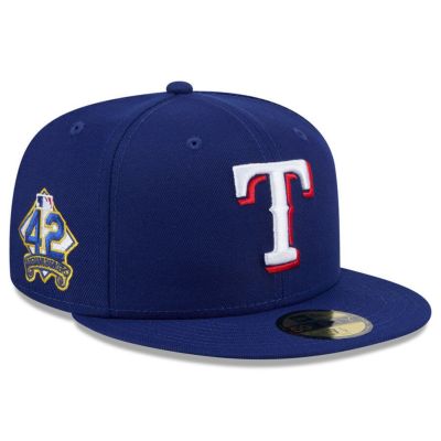 MLB レンジャーズ キャップ 2025 ジャッキー・ロビンソンデー 59FIFTY Fitted Hat ニューエラ/New Era ロイヤル