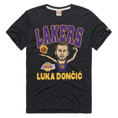 NBA ルカ・ドンチッチ レイカーズ Tシャツ Player Graphic Tri-Blend T-Shirt Homage チャコール