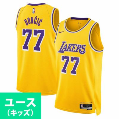 NBA ルカ・ドンチッチ レイカーズ ユニフォーム ユース キッズ アイコンエディション スウィングマンジャージ ナイキ/Nike ゴールド