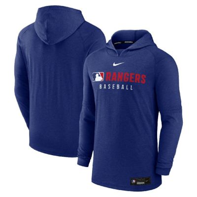 MLB レンジャーズ パーカー 【海外モデル】オーセンティックコレクション Tri-Bland プルオーバー ナイキ/Nike ヘザーロイヤル