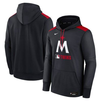 MLB ミネソタ・ツインズ パーカー 【海外モデル】オーセンティックコレクション パフォーマンス プルオーバー ナイキ/Nike ネイビー