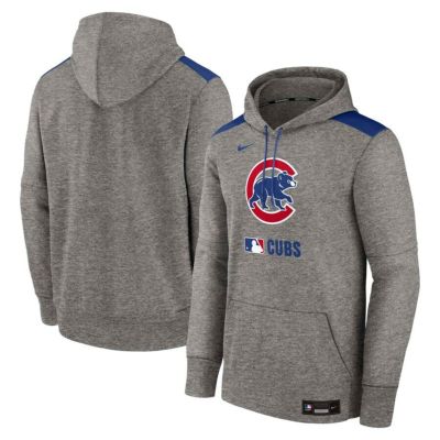 MLB カブス パーカー 【海外モデル】オーセンティックコレクション パフォーマンス プルオーバー ナイキ/Nike ヘザーチャコール
