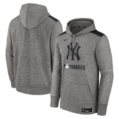 MLB ヤンキース パーカー 【海外モデル】オーセンティックコレクション パフォーマンス プルオーバー ナイキ/Nike ヘザーチャコール