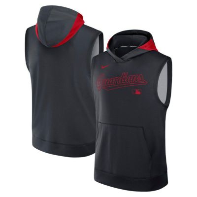 MLB ガーディアンズ パーカー 【海外モデル】オーセンティックコレクション ノースリーブ プルオーバー ナイキ/Nike ネイビー