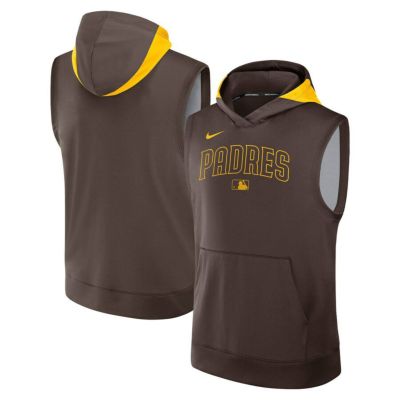 MLB パドレス パーカー 【海外モデル】オーセンティックコレクション ノースリーブ プルオーバー ナイキ/Nike ブラウン