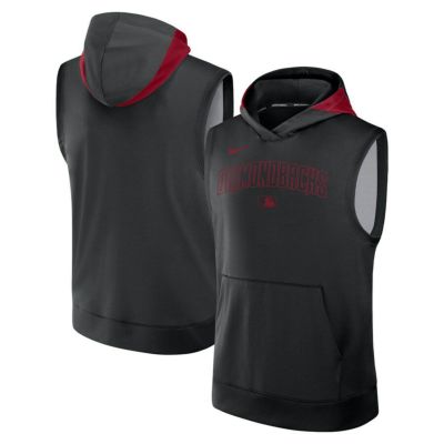 MLB ダイヤモンドバックス パーカー 【海外モデル】オーセンティックコレクション ノースリーブ プルオーバー ナイキ/Nike ブラック