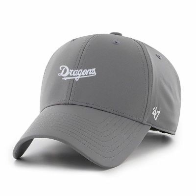 中日ドラゴンズ グッズ キャップ ミニロゴ Script Baserunner RR Clean Up Cap 47Brand ダークグレー