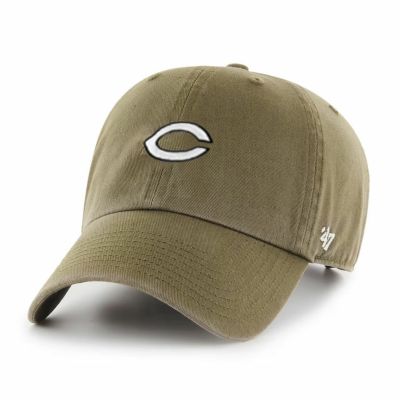 広島カープ グッズ キャップ ミニロゴ Clean Up Cap 47Brand Sandalwood/White