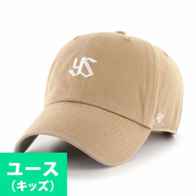 東京ヤクルトスワローズ グッズ キャップ キッズ ユース ミニチームロゴ Cap 47Brand カーキ