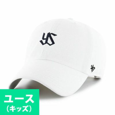 東京ヤクルトスワローズ グッズ キャップ キッズ ユース ミニチームロゴ Cap 47Brand ホワイト