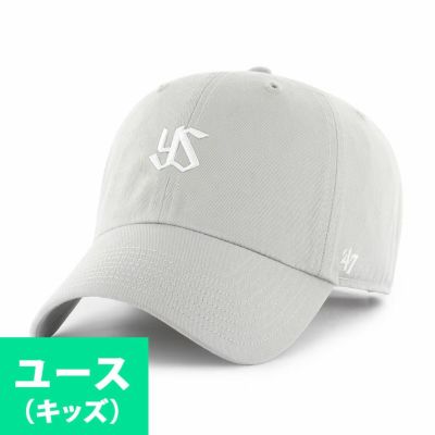 東京ヤクルトスワローズ グッズ キャップ キッズ ユース ミニチームロゴ Cap 47Brand グレー