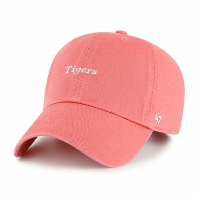 阪神タイガース グッズ キャップ ミニロゴ Script Baserunner Clean Up Cap 47Brand アイランドレッド